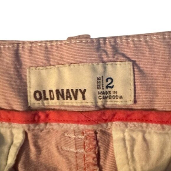 Old Navy Women’s Shorts Size 2 Chino Preppy Pink Kawaii Soft Girl Festiv… - Picture 4 of 7
